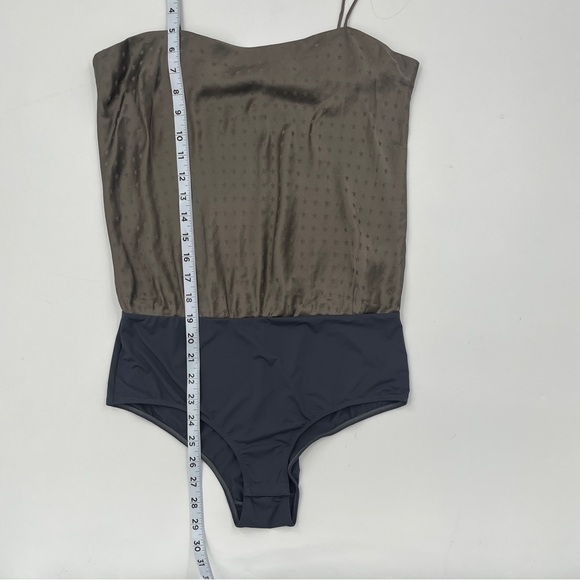 NWT - Current Air Star Silk Cami Bodysuit in Night Taupe - Size Small - Picture 6 of 11